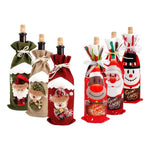 Festive Wine Bottle Cover – Stylish Christmas Decoration