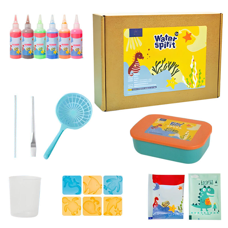 Bunte 3D Wasserperlen Bastelset – Kreativer Spaß für Kinder