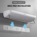 Wandmontierter Duschablage ohne Bohren – Mit Handtuchhalter & Ablauflöchern