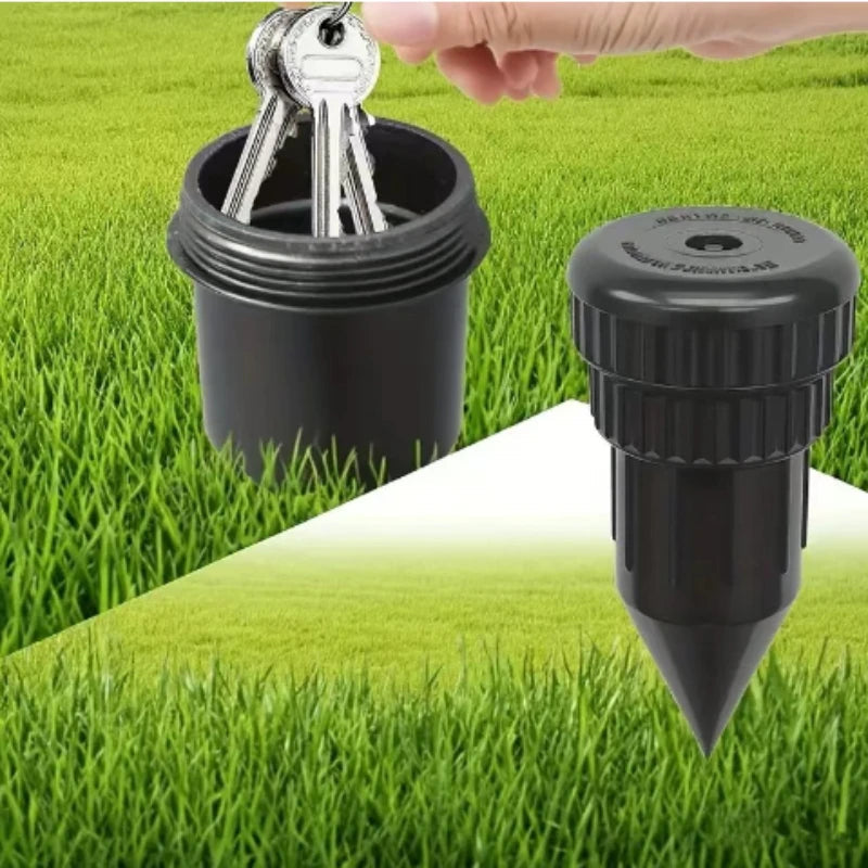 Hidden Key Safe in Garden | Deceptively Realistic Sprinkler