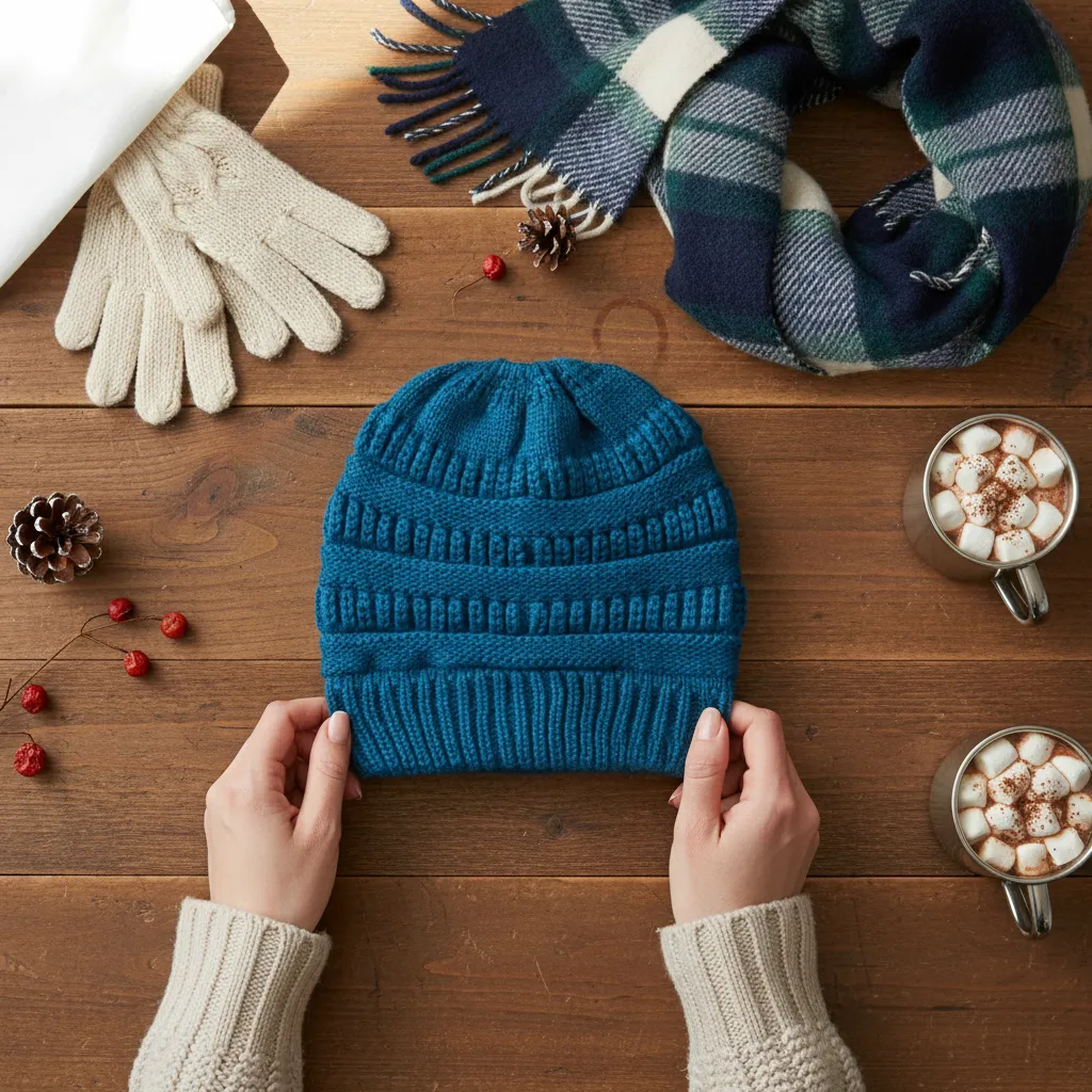 Winter Elegance – Handcrafted Women's Beanie for Cozy Warmth
