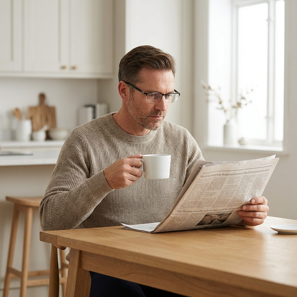 Intelligente Gleitsichtbrille für klare Sicht in jeder Entfernung