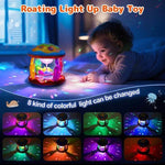 Fantasievolles Nachtlicht-Projektor für Babys mit Musik