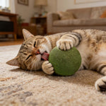 Catnip Balls for Playful Dental Care