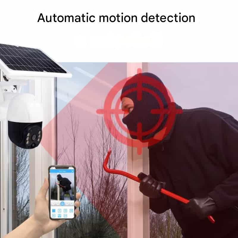 Wireless 4K Solar Powered Security Camera – SecureVision 4K