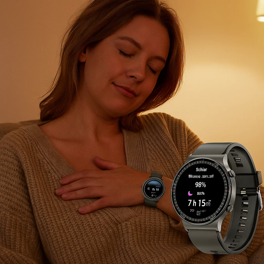 Intelligente EKG-Smartwatch mit präziser Sensorik