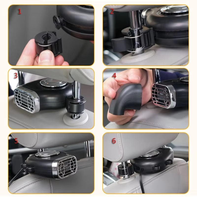 Tragbare 12V Autoheizung mit 360° Winkelverstellung