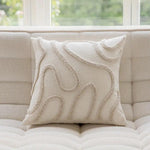 Eleganter Chenille Kissenbezug mit Stilvollem Design