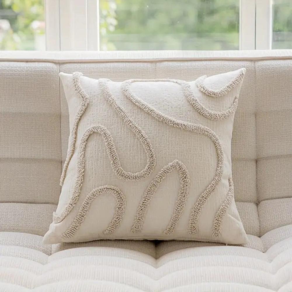 Eleganter Chenille Kissenbezug mit Stilvollem Design