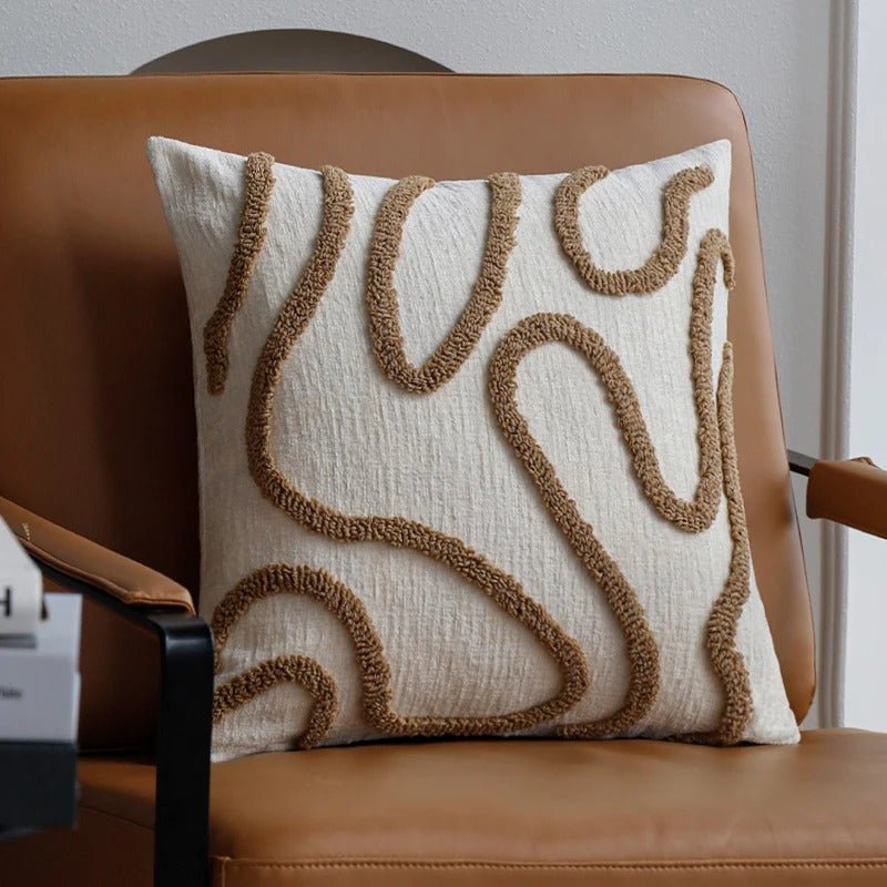 Eleganter Chenille Kissenbezug mit Stilvollem Design