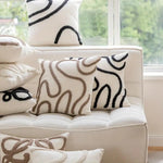 Eleganter Chenille Kissenbezug mit Stilvollem Design