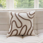 Eleganter Chenille Kissenbezug mit Stilvollem Design