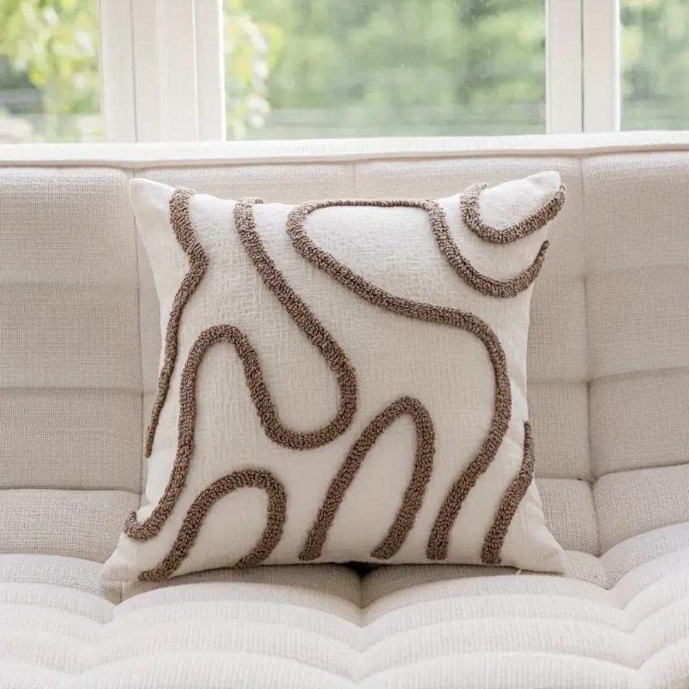 Eleganter Chenille Kissenbezug mit Stilvollem Design
