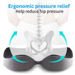 Ergonomisches Autositzkissen aus weichem Memory-Schaum