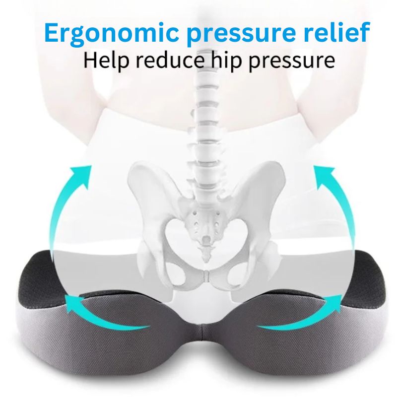 Ergonomisches Autositzkissen aus weichem Memory-Schaum