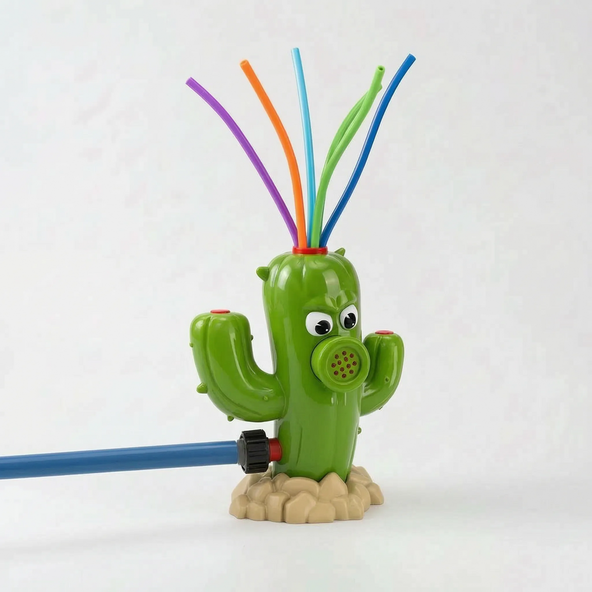 Outdoor Sprinkler for Kids - Fun Cartoon Cactus Design