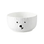 Keramisches Geschirrset mit Cartoon-Eisbär – Teller und Schüssel, umweltfreundlich