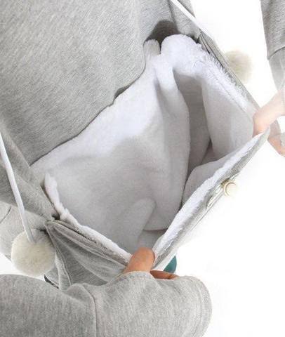 Der Kuschelhoti: Tragbarer Hoodie für Haustiere
