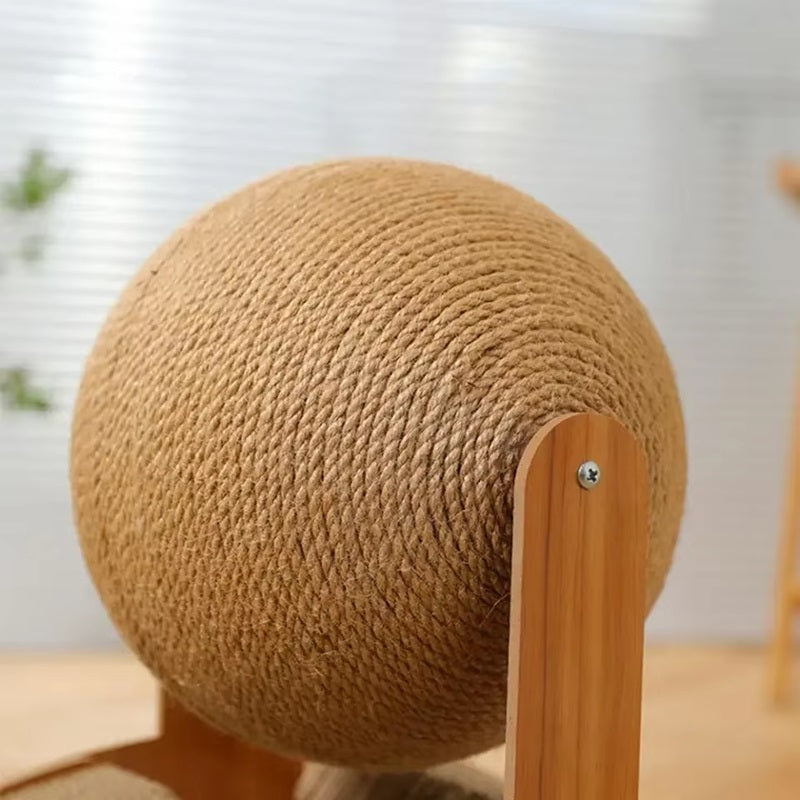 Robuster Katzenkratzbaum mit Sisalball