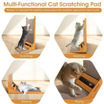 L-förmiger Kratzbaum für Katzen mit Spielball und vielseitigem Design