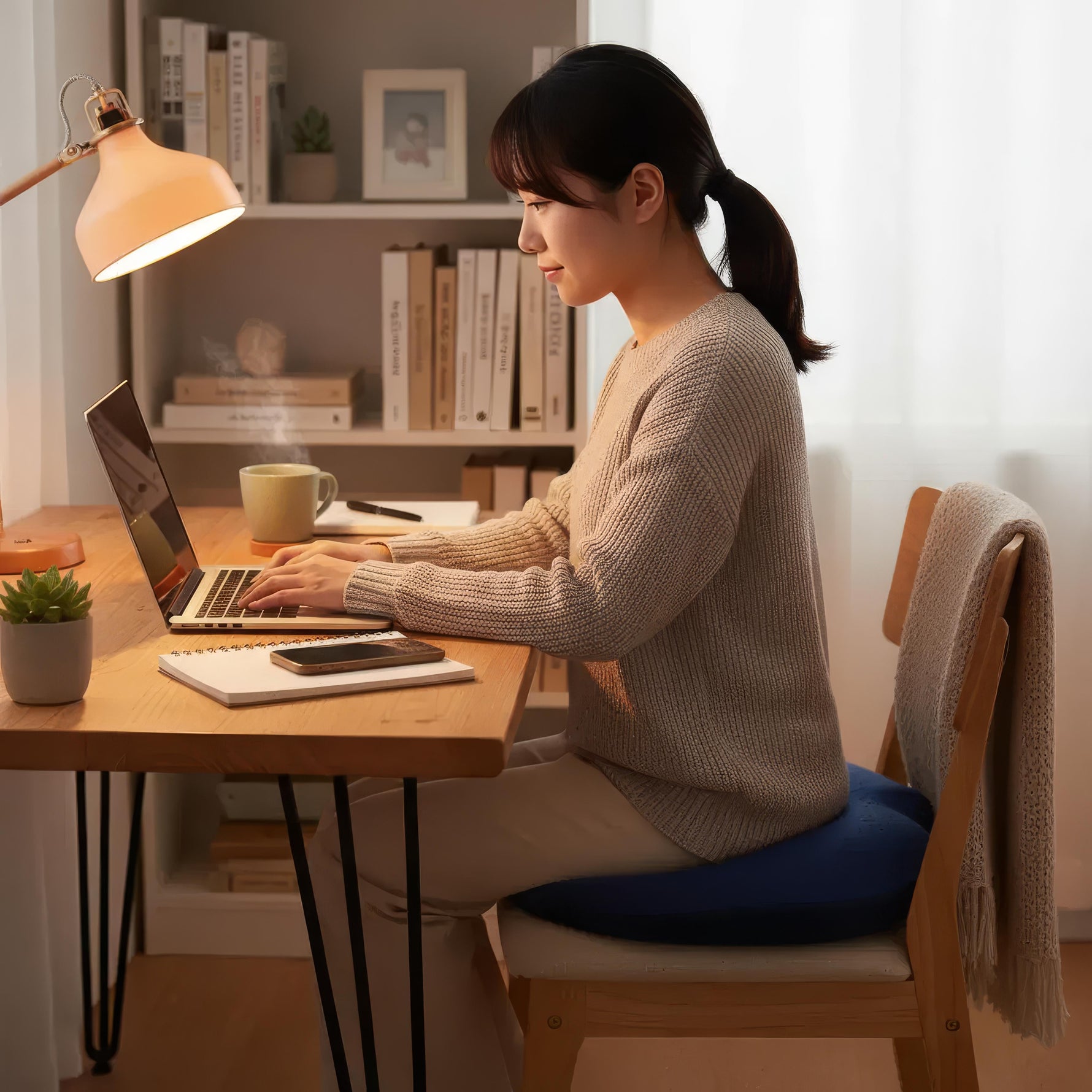 Ergonomisches Sitzkissen – Atmungsaktiv für optimalen Komfort