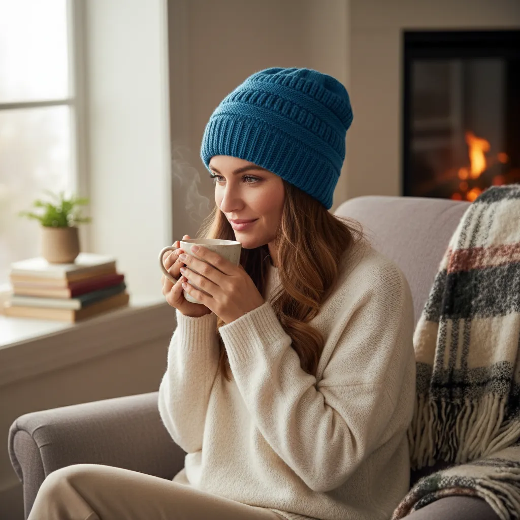 Winter Elegance – Handcrafted Women's Beanie for Cozy Warmth