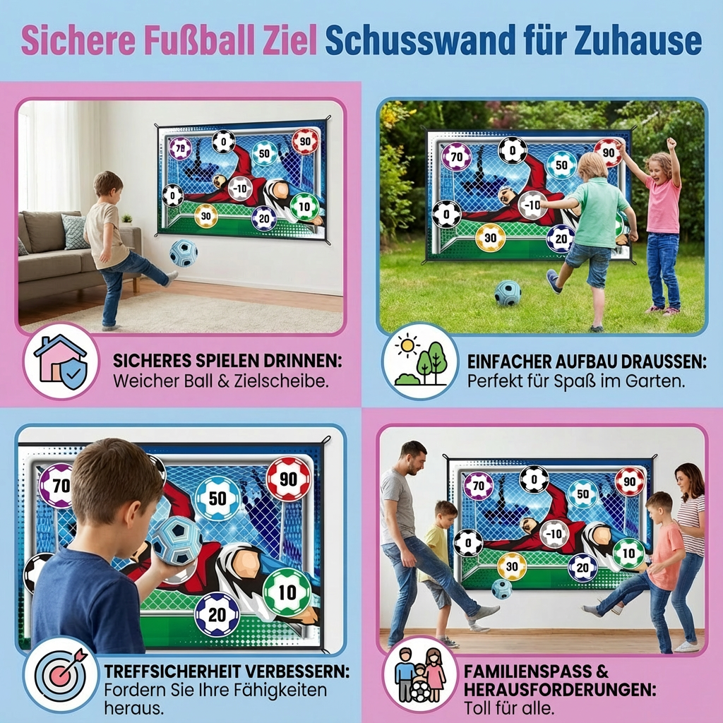 Schusswand für sicheres Fußballtraining im eigenen Garten