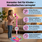 Kinder Karaoke-Set mit Mikrofon und Ständer – Lernspiel für Musik