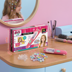 Styling-Set für Kinder mit wiederverwendbaren Haar-Glitzersteinen