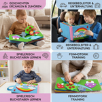 Montessori Lernbuch aus Filz – Sensorisches Geschichtenerzählen für Kinder