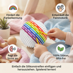 Sensorikball aus Silikon – Spielzeug für Farbenlernen und Motorik