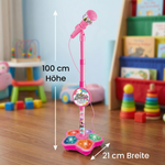 Kinder Karaoke-Set mit Mikrofon und Ständer – Lernspiel für Musik