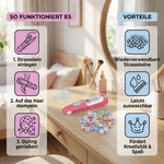 Styling-Set für Kinder mit wiederverwendbaren Haar-Glitzersteinen
