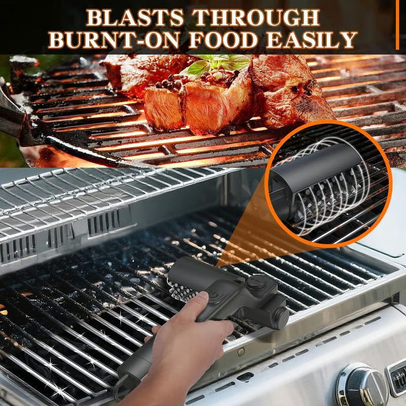 Akku-Grillbürste – Effiziente Reinigung leicht gemacht