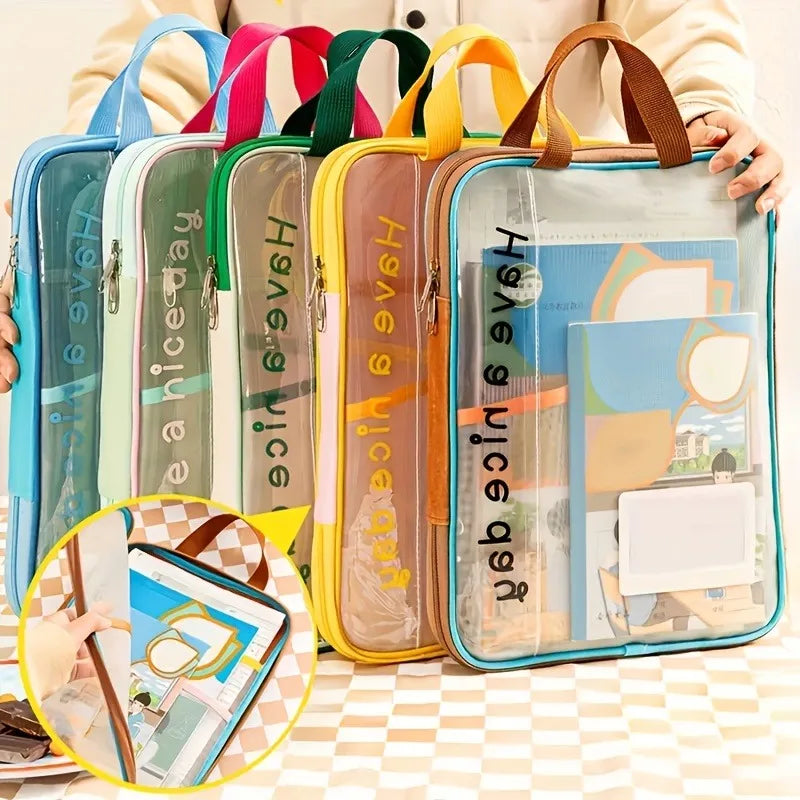 KlarSafe A4 Document Folder | Waterproof & Practical | Space-saving with Carry Handle