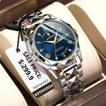 Elegante wasserdichte Herrenarmbanduhr mit Luminous-Funktion