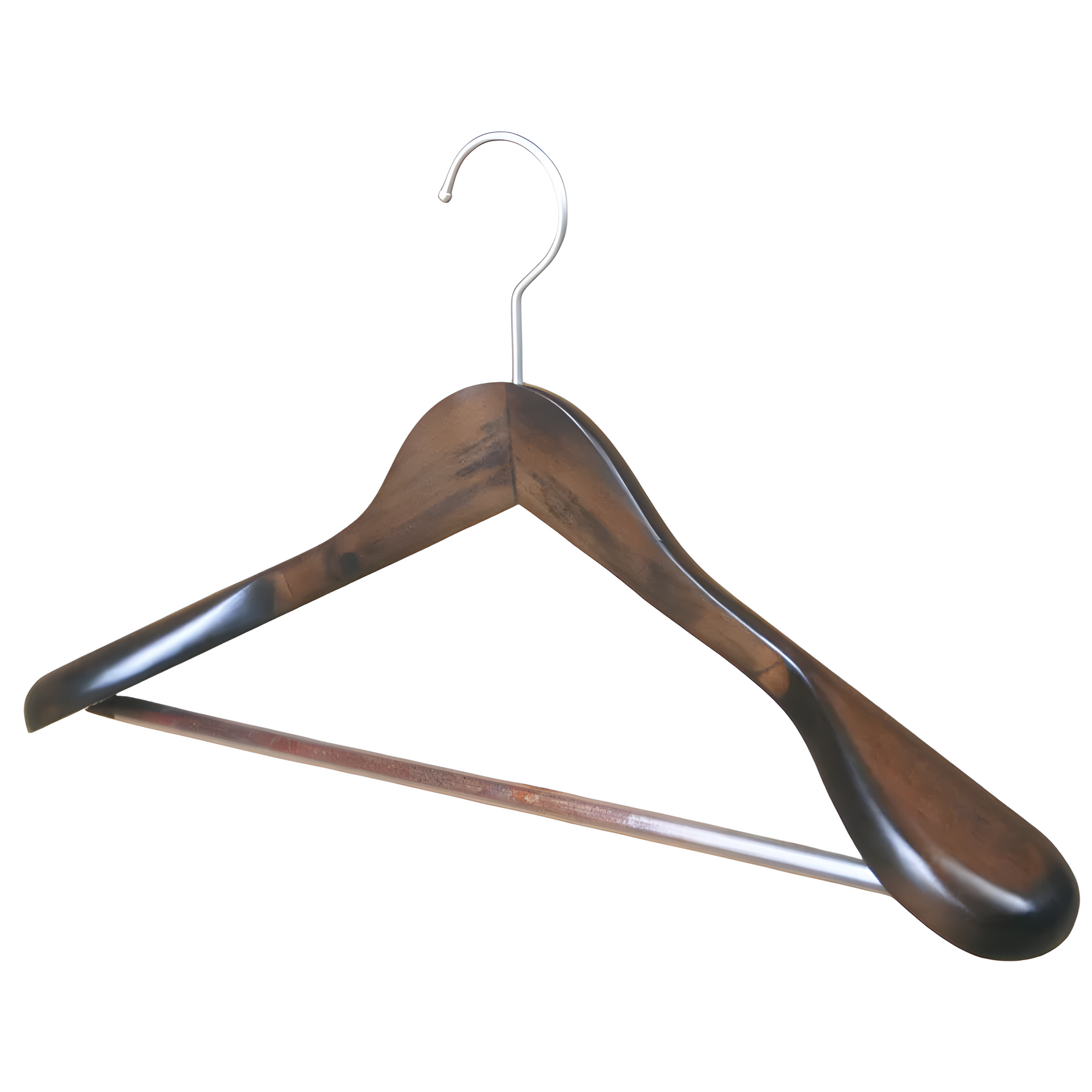 Luxury Wooden Hangers with Non-Slip Design (4 Pack)