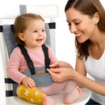 Safe and Portable High Chair for On-the-Go