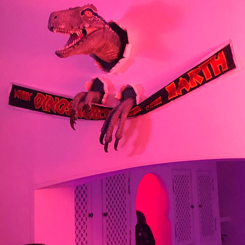 DinoBurst | Wanddekoration mit Velociraptor-Effekt