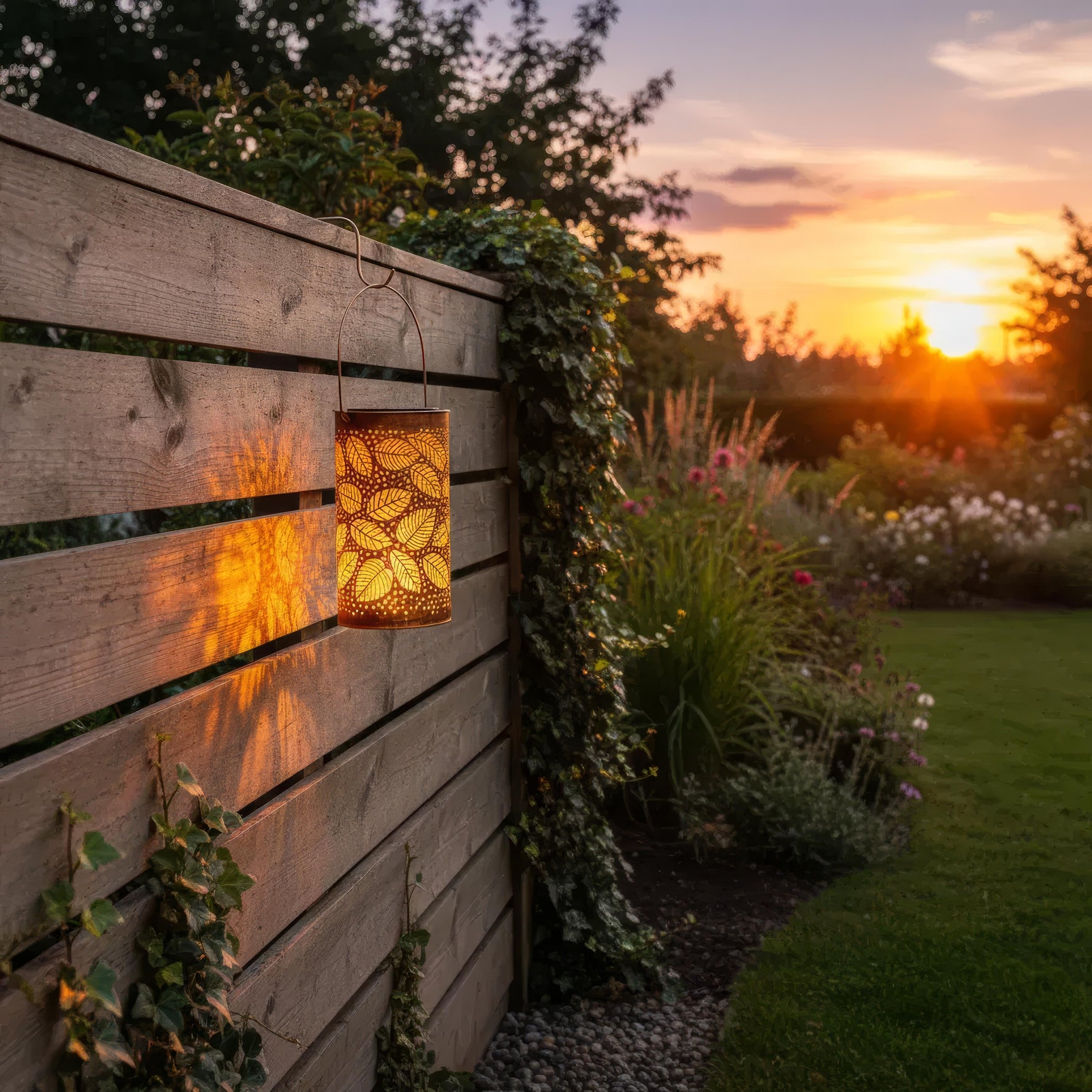 Nature's Charm – Solar Light with Stylish Leaf Design