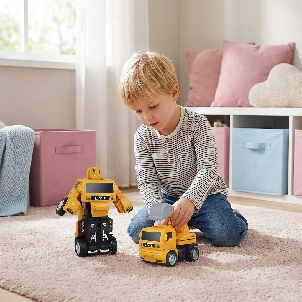 Spielzeug-Lkw für Kinder – Transformierbares Fahrzeug