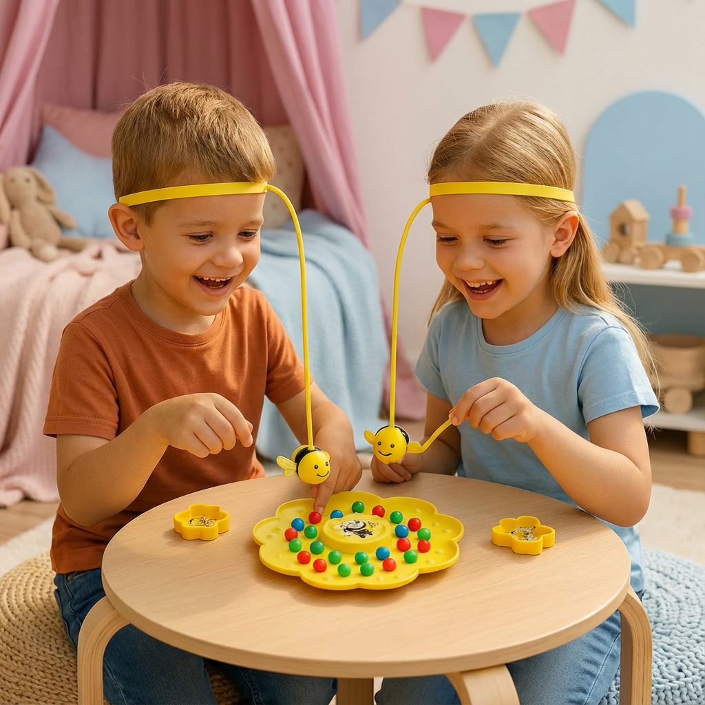 Abenteuerliches Spiel mit Bienenperlen für Angelfreunde