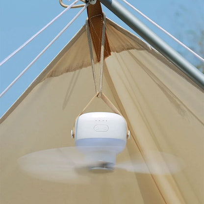 CoolBreeze - Tragbarer Deckenventilator mit Fernbedienung