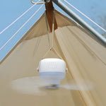 Luftiger Komfort - Tragbarer Deckenventilator mit Licht und Fernbedienung