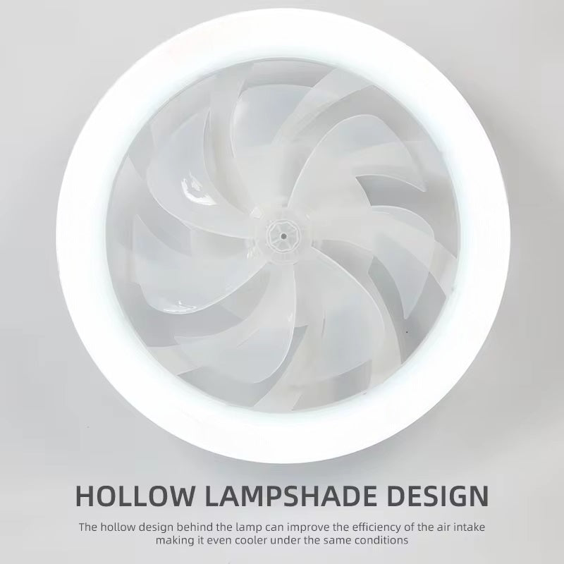 Moderner Deckenventilator mit LED-Beleuchtung