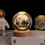 3D Kristall Galaxie Kugel