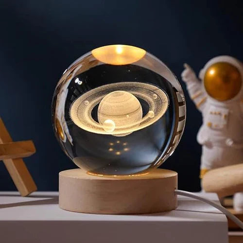 3D Kristall Galaxie Kugel