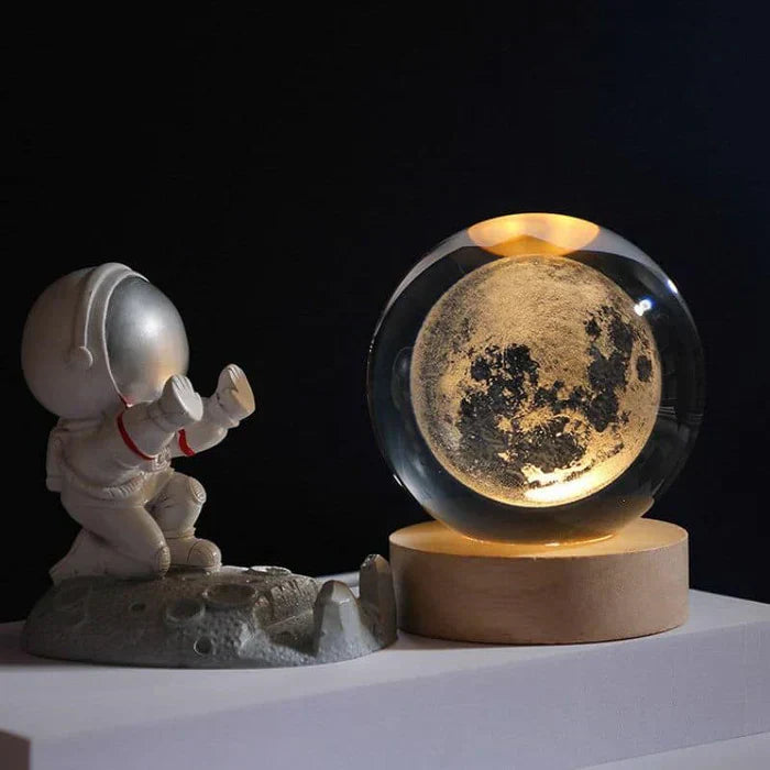3D Kristall Galaxie Kugel