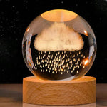 3D Kristall Galaxie Kugel