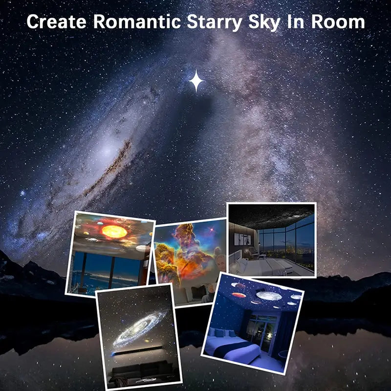 Galaxia | 360° Projektor für Sternenhimmel - Vollraumbeleuchtung